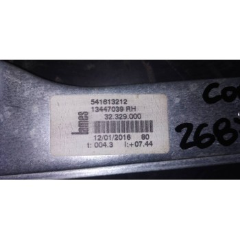 Recambio de elevalunas delantero derecho para opel corsa e selective referencia OEM IAM 541613212  
