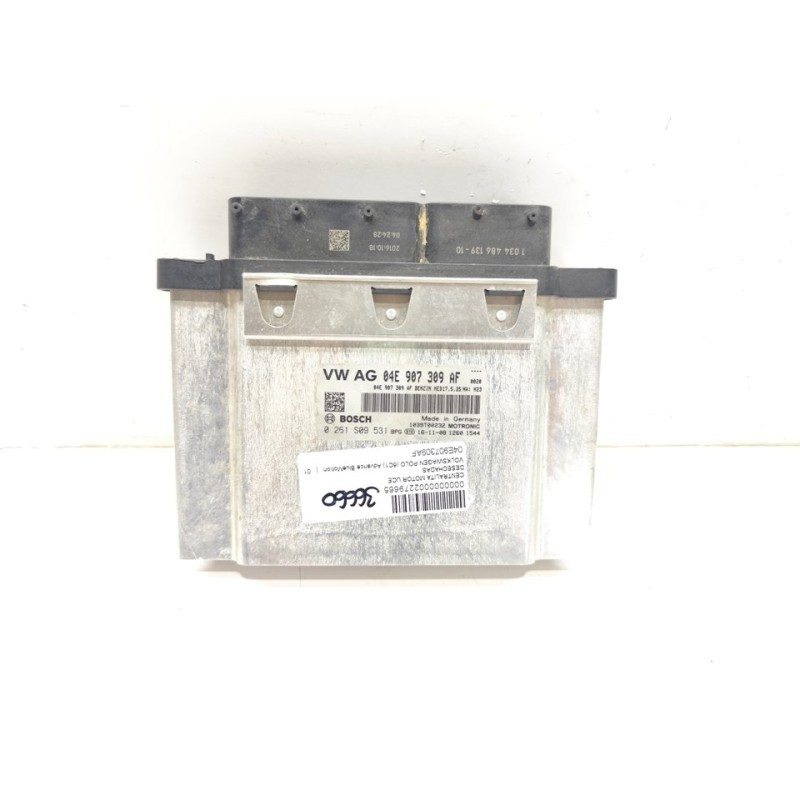 Recambio de centralita motor uce para volkswagen polo (6c1) advance bluemotion referencia OEM IAM 04E907309AF  