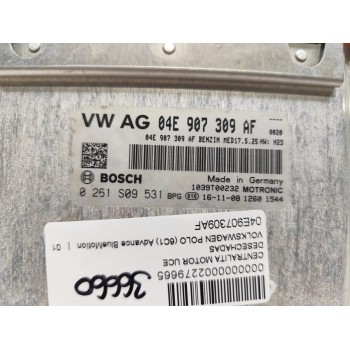 Recambio de centralita motor uce para volkswagen polo (6c1) advance bluemotion referencia OEM IAM 04E907309AF  