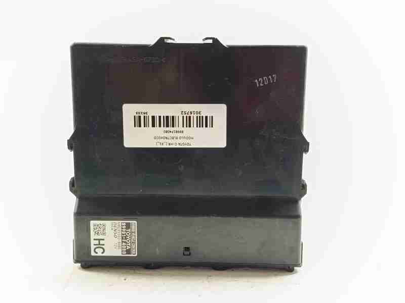 Recambio de modulo electronico para toyota c-hr (_x1_) 2.0 hybrid (maxh10) referencia OEM IAM 89981F4080  
