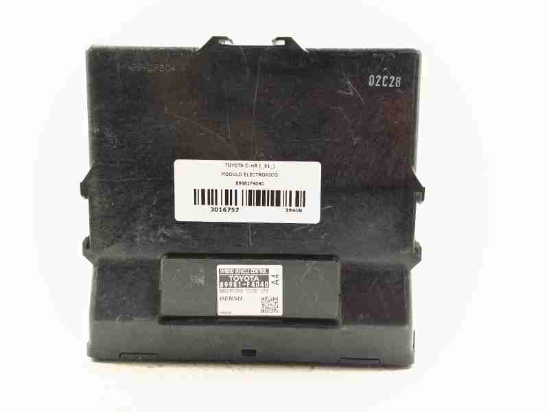 Recambio de modulo electronico para toyota c-hr (_x1_) 1.8 hybrid (zyx10_, zyx11_) referencia OEM IAM 89981F4040  