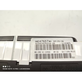 Recambio de cuadro instrumentos para peugeot 508 gt line referencia OEM IAM 9814765780  