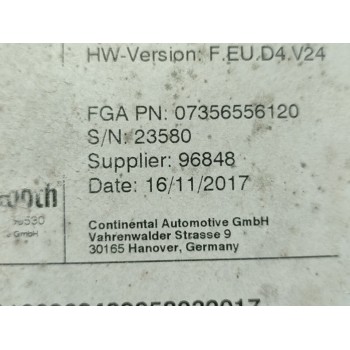 Recambio de pantalla multifuncion para fiat nuova 500 (150) lounge referencia OEM IAM 07356556120  