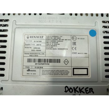 Recambio de sistema audio / radio cd para dacia dokker express essential referencia OEM IAM 281154759R  
