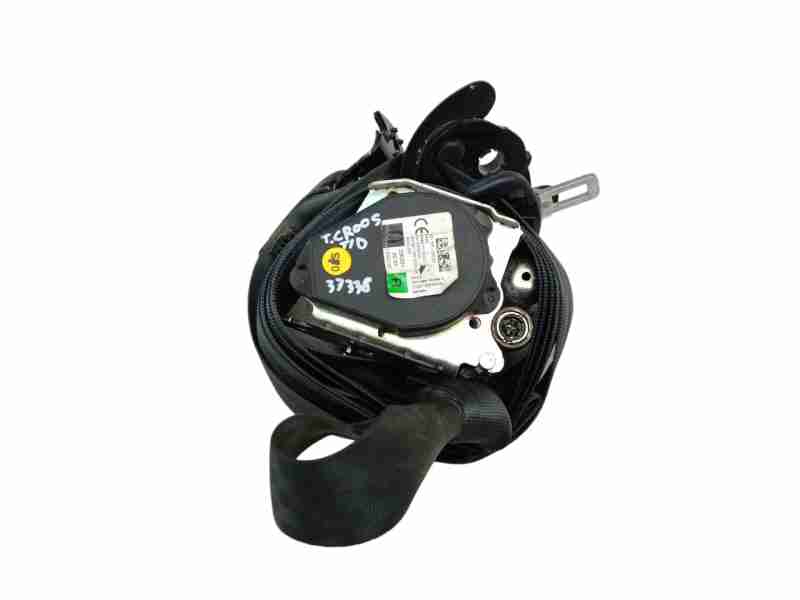 Recambio de cinturon seguridad trasero derecho para volkswagen t-cross (c11, d31) 1.0 tsi referencia OEM IAM 2GM857806BRAA / 2GM