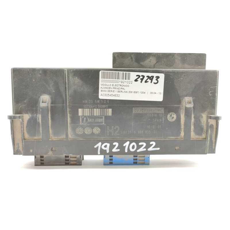 Recambio de modulo electronico para bmw serie 1 berlina (e81/e87) 120d referencia OEM IAM 696883501  