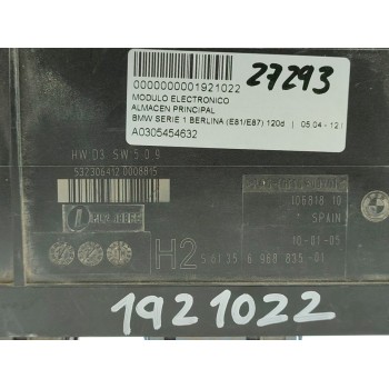 Recambio de modulo electronico para bmw serie 1 berlina (e81/e87) 120d referencia OEM IAM 696883501  