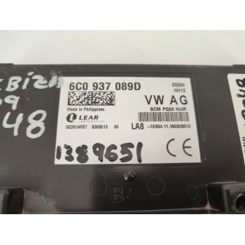 Recambio de modulo electronico para seat ibiza (6p1) reference referencia OEM IAM 6C0937089D  