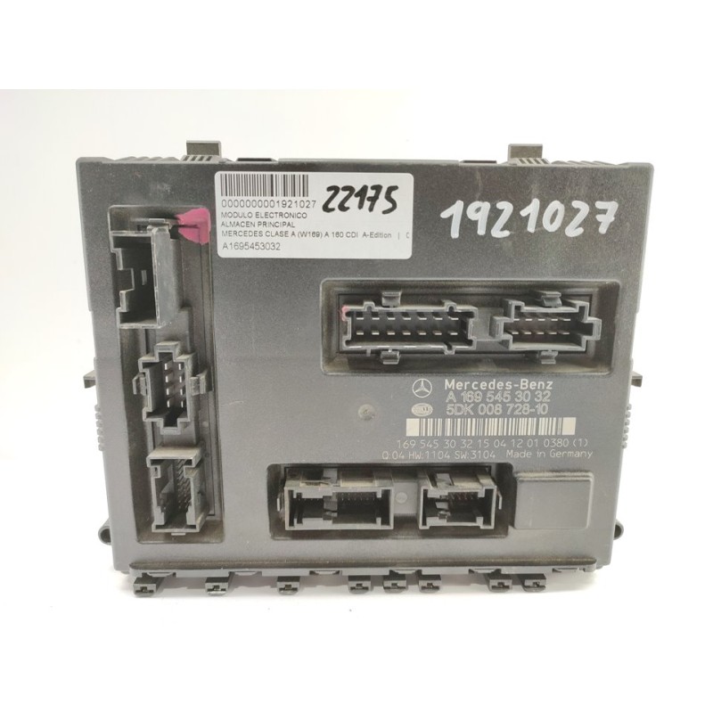 Recambio de modulo electronico para mercedes-benz clase a (w169) a 160 cdi a-edition referencia OEM IAM A1695453032  