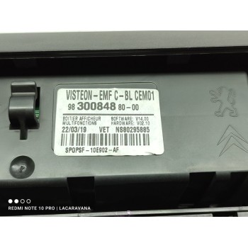 Recambio de pantalla multifuncion para citroën c3 comercial referencia OEM IAM 98143710XU  