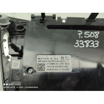 Recambio de mando climatizador para peugeot 508 gt line referencia OEM IAM 98077013XZ  