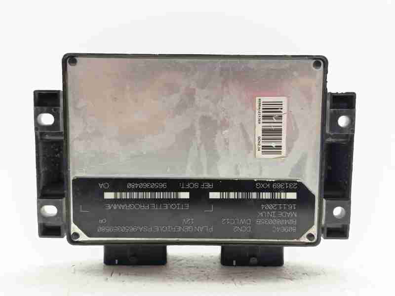 Recambio de centralita motor uce para citroën berlingo 1.9 d 600 furg. referencia OEM IAM 9650359580  