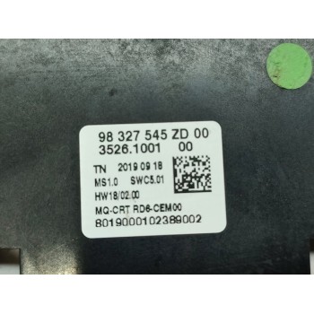 Recambio de sistema audio / radio cd para opel combo cargo (e) select referencia OEM IAM 98327545ZD  