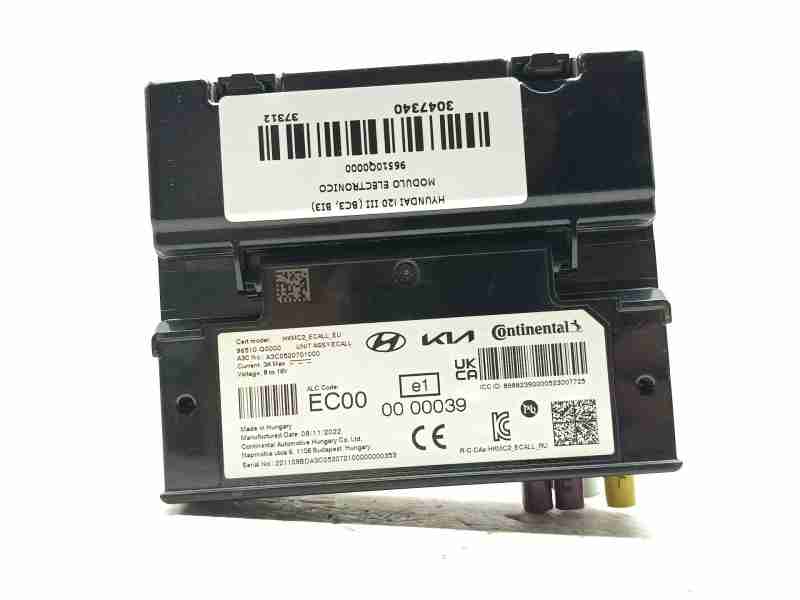 Recambio de modulo electronico para hyundai i20 iii (bc3, bi3) 1.0 t-gdi referencia OEM IAM 96510Q0000  