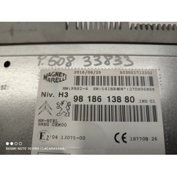 Recambio de sistema navegacion gps para peugeot 508 gt line referencia OEM IAM 9818613880  