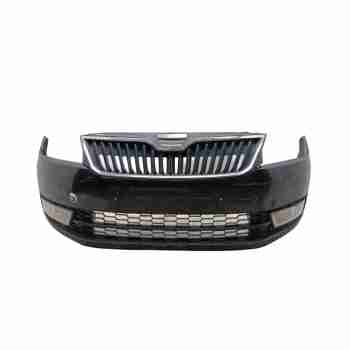 Recambio de paragolpes delantero para skoda rapid (nh3, nk3, nk6) 1.6 tdi referencia OEM IAM 5JA807221B / 5JA807221F  