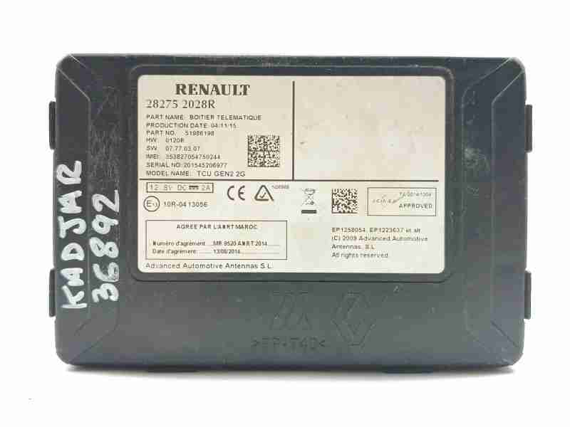 Recambio de modulo electronico para renault kadjar (ha_, hl_) 1.5 dci 110 (hla3) referencia OEM IAM 282752028R  
