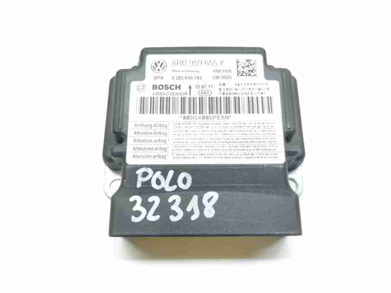 Recambio de centralita airbag para volkswagen polo (6r1) advance referencia OEM IAM 6R0959655K  