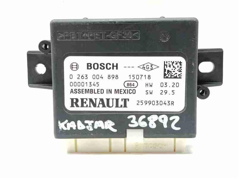 Recambio de modulo electronico para renault kadjar (ha_, hl_) 1.5 dci 110 (hla3) referencia OEM IAM 259903043R / 0263004898  
