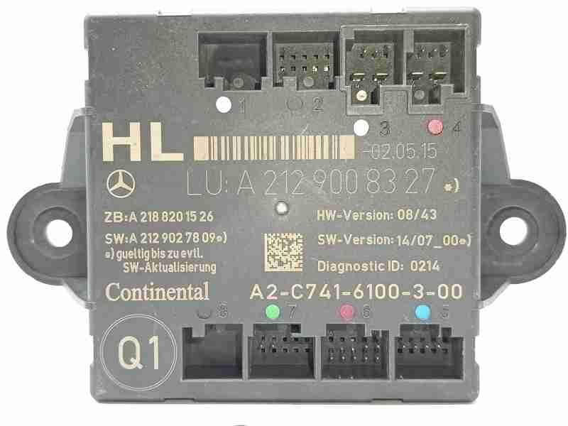 Recambio de modulo electronico para mercedes-benz clase e (w212) lim. e 220 bluetec (212.001) referencia OEM IAM A2129008327  