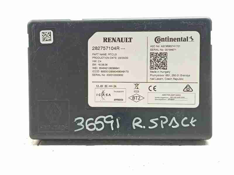Recambio de modulo electronico para renault grand scénic iv (r9_) 1.3 tce 140 referencia OEM IAM 282757104R  
