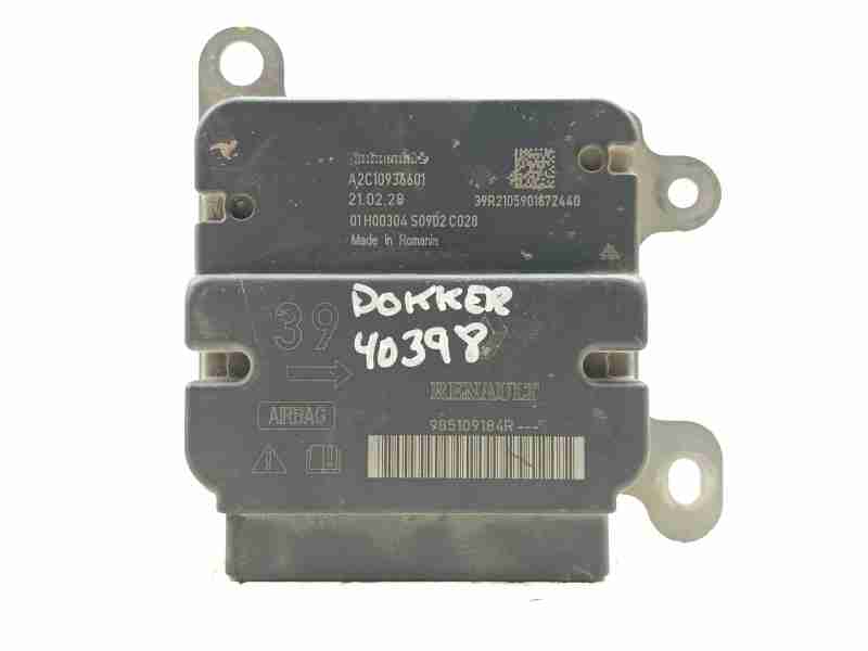 Recambio de centralita airbag para dacia dokker monospace (ke_) 1.6 lpg referencia OEM IAM 985109184R  
