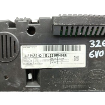 Recambio de cuadro instrumentos para land rover evoque dynamic referencia OEM IAM BJ3210849EE  