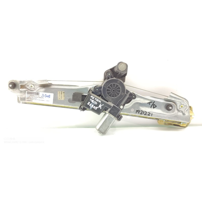 Recambio de elevalunas trasero derecho para opel astra k lim. 5türig dynamic referencia OEM IAM 13406678  