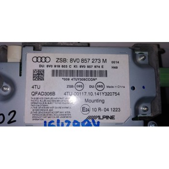 Recambio de pantalla multifuncion para audi a3 (8v) ambiente referencia OEM IAM 8V0857273M  