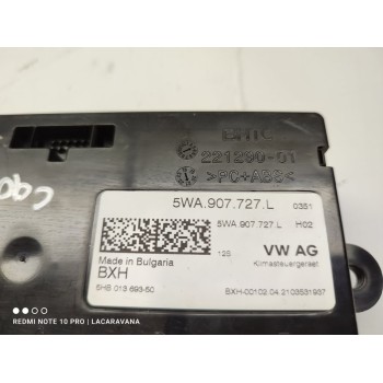 Recambio de modulo electronico para volkswagen caddy furgón/kombi kombi referencia OEM IAM 5WA907727L  