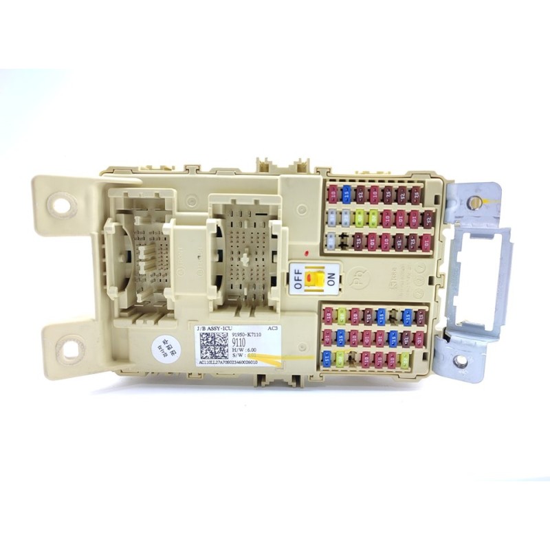 Recambio de caja reles / fusibles para hyundai i10 basis referencia OEM IAM 91950K7110  