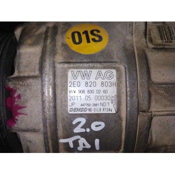 Recambio de compresor aire acondicionado para volkswagen crafter caja cerrada 2.0 tdi referencia OEM IAM 2E0820803H  