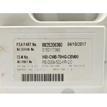 Recambio de cuadro instrumentos para peugeot 308 access referencia OEM IAM 9825206380  