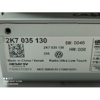 Recambio de pantalla multifuncion para volkswagen caddy furgón/kombi kombi referencia OEM IAM 2K7035130  