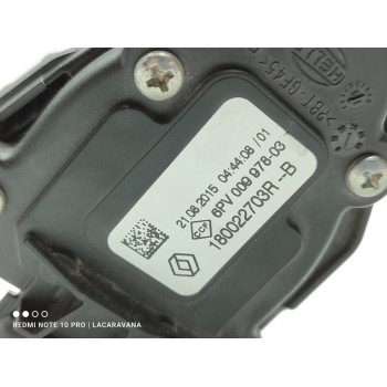 Recambio de pedal acelerador para dacia sandero laureate referencia OEM IAM 180022703R  