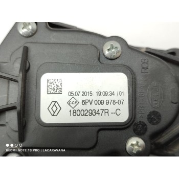 Recambio de pedal acelerador para renault captur adventure referencia OEM IAM 180029347R  