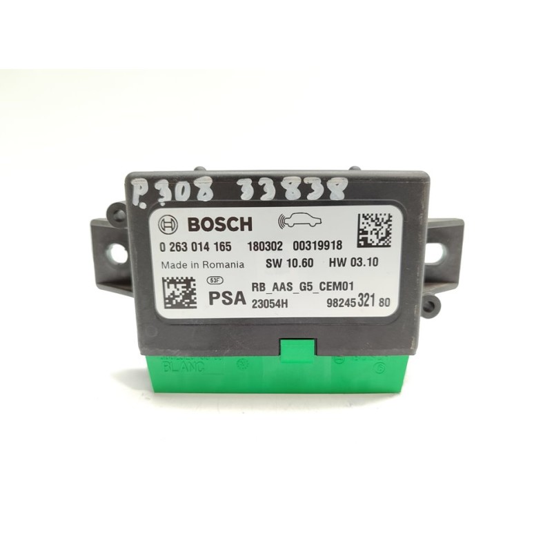 Recambio de modulo electronico para peugeot 308 style referencia OEM IAM 0263014165  