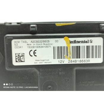 Recambio de modulo electronico para dacia sandero laureate referencia OEM IAM 284B18663R  