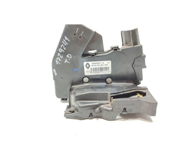 Recambio de cerradura puerta trasera derecha para renault megane iv berlina 5p bose-edition referencia OEM IAM 16943021A  