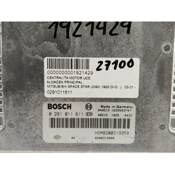 Recambio de centralita motor uce para mitsubishi space star (dg0) 1900 di-d referencia OEM IAM 0281011611  