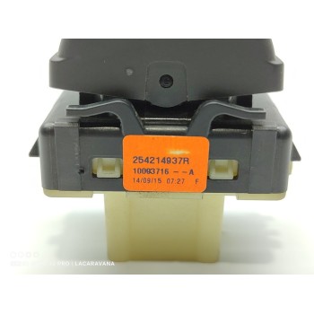 Recambio de mando elevalunas delantero izquierdo para dacia sandero laureate referencia OEM IAM 254214937R  