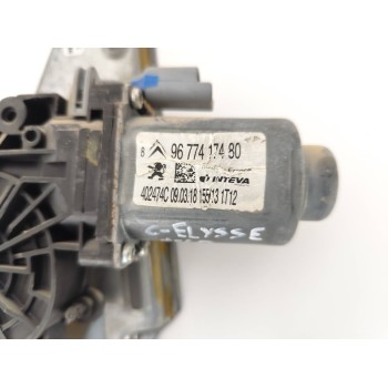 Recambio de elevalunas trasero derecho para citroën c-elysée shine referencia OEM IAM 9674437280  