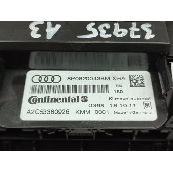 Recambio de mando climatizador para audi a3 (8p) 1.6 tdi ambiente referencia OEM IAM 8P0820043BM  
