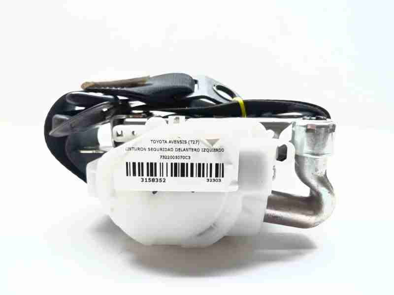 Recambio de cinturon seguridad delantero izquierdo para toyota avensis (t27) advance referencia OEM IAM 7322005070C3  