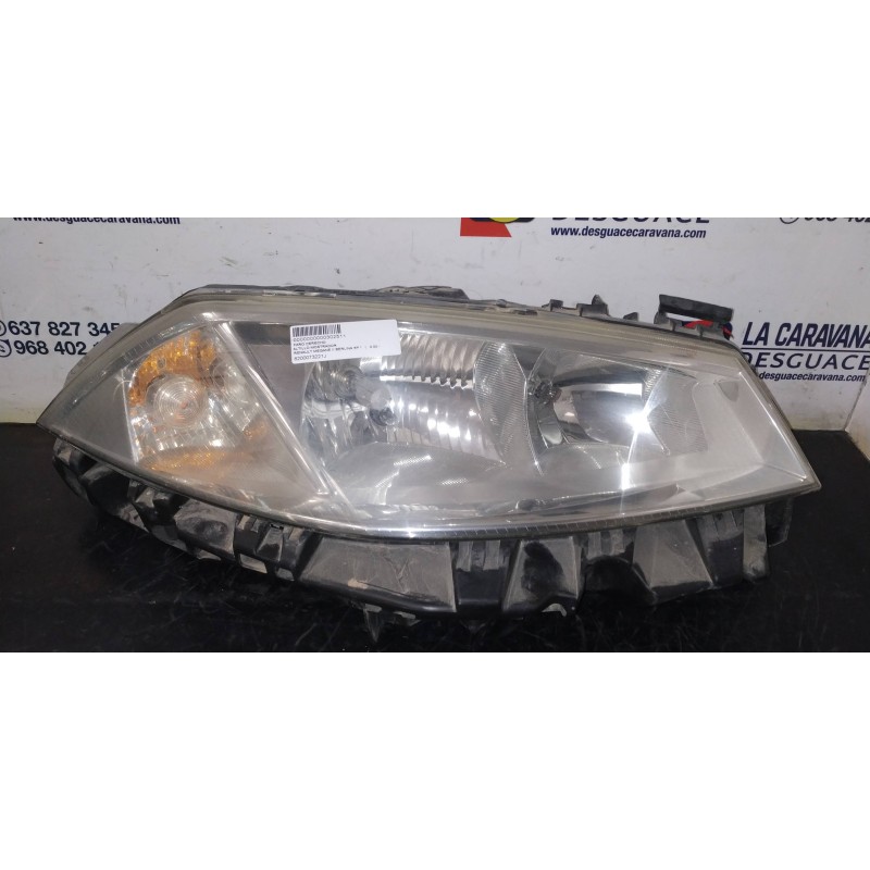 Recambio de faro derecho para renault megane ii berlina 5p referencia OEM IAM 8200073221J  