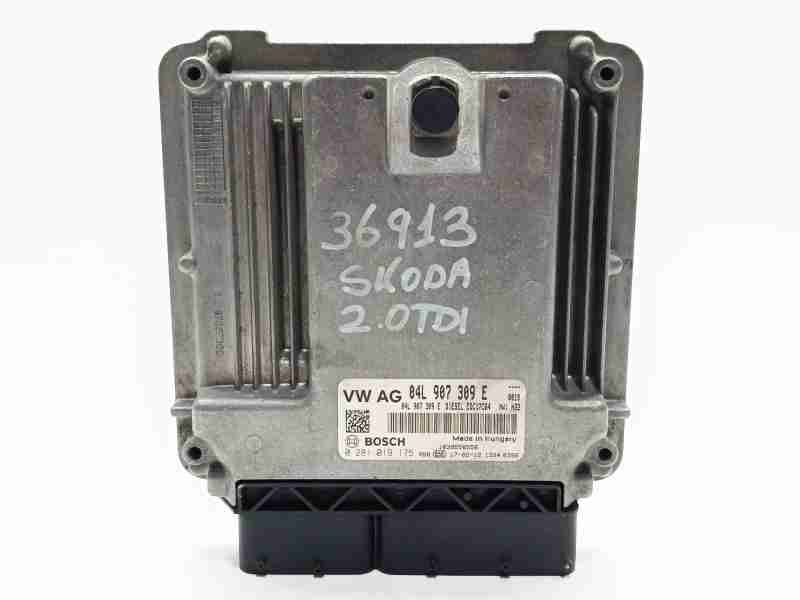Recambio de centralita motor uce para skoda rapid (nh3, nk3, nk6) 1.6 tdi referencia OEM IAM 0281019175 / 04L907309E  