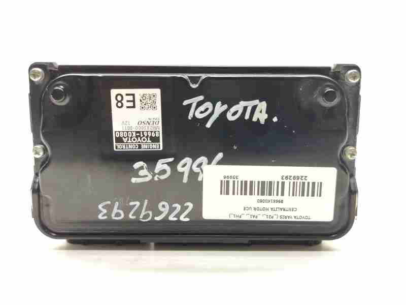 Recambio de centralita motor uce para toyota yaris (_p21_, _pa1_, _ph1_) 1.5 (mxpa11) referencia OEM IAM 89661K0080  