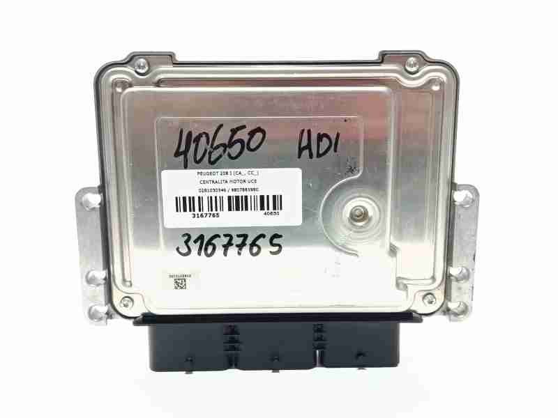 Recambio de centralita motor uce para peugeot 208 i (ca_, cc_) 1.6 hdi referencia OEM IAM 0281030546 / 9807885980  
