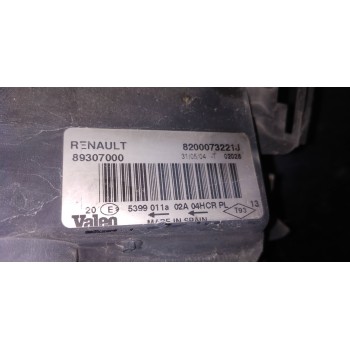 Recambio de faro derecho para renault megane ii berlina 5p referencia OEM IAM 8200073221J  
