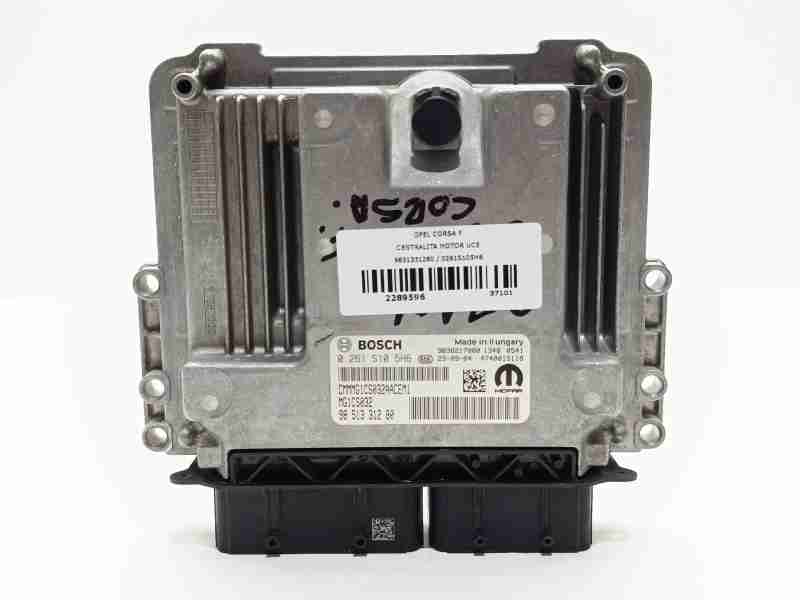 Recambio de centralita motor uce para opel corsa f gs line referencia OEM IAM 9851331280 / 0261S105H6  